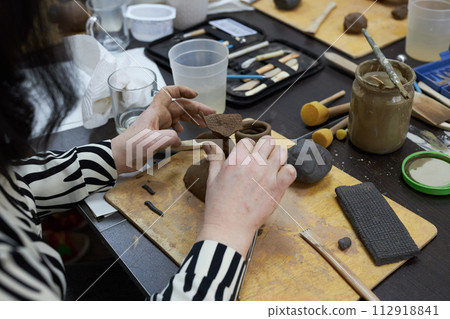 In the sculptor's workshop In the sculptor's workshop 112918841