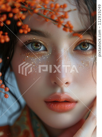 Beautiful woman portrait 112919249