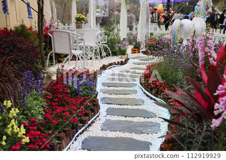 theme Floral Joy Around Tow, HK Flower Show March 15 2024 112919929