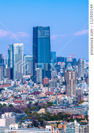 日本東京城市景觀 東京城市景觀。麻布台之丘等景觀 日本東京城市景觀 東京城市景觀。麻布台之丘等景觀 112920144