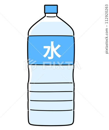 2L水裝在塑膠瓶中 2L水裝在塑膠瓶中 112920263