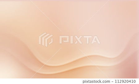 Nude gradient. Pastel nude background with soft wave, modern vector gradient design. 112920410