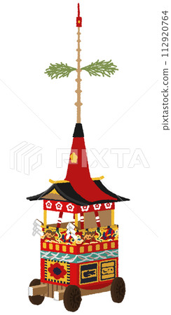 Gion festival illustration 112920764