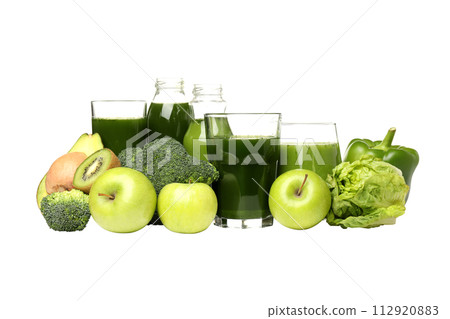 PNG, Fresh smoothie in a glass cup, isolated on white background PNG, Fresh smoothie in a glass cup, isolated on white background 112920883