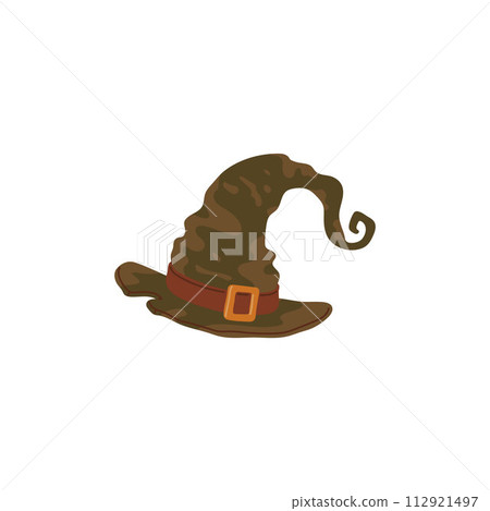 Wizard hat fantasy vector illustration Wizard hat fantasy vector illustration 112921497