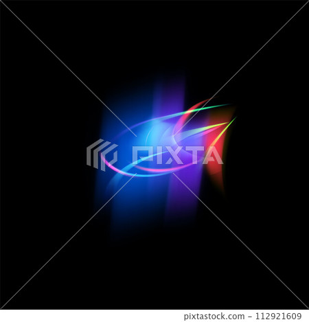 Rainbow flash and overlay of colorful rays on isolated background. Rainbow flash and overlay of colorful rays on isolated background. 112921609