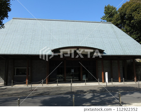 Yokohama Noh Theater located in Kanbeyama Park in Yokohama City 112922352