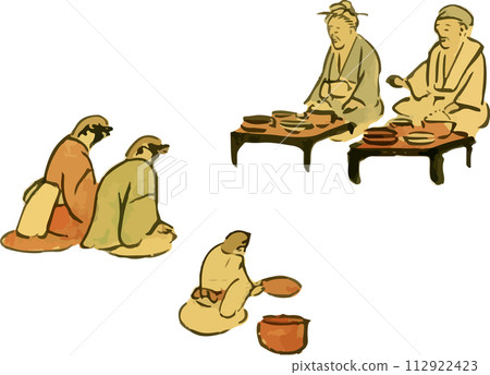 爺爺奶奶在麻雀客棧吃宴_斷舌麻雀 112922423