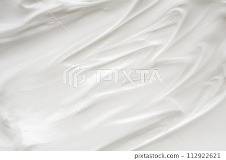 White lotion beauty skincare cream texture cosmetic product background 112922621