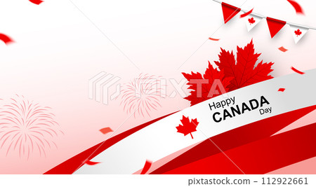 Canada day banner design Vector illustration Canada day banner design Vector illustration 112922661