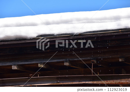 Roof melting snow Roof melting snow 112923019