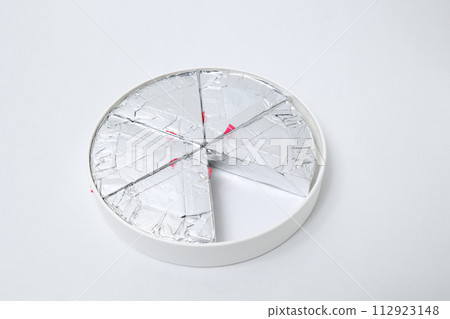 Cheese, dairy products, aluminum, food, individually packaged, milk, perishables, living things 112923148