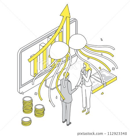 People whose sales have skyrocketed after signing a contract 112923348