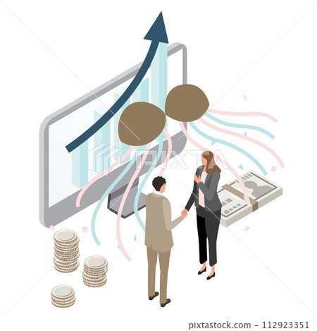 People whose sales have skyrocketed after signing a contract People whose sales have skyrocketed after signing a contract 112923351