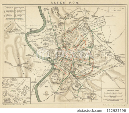 Early 20th century world map old Rome Early 20th century world map old Rome 112923596