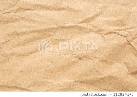 Abstract crumpled and creased recycle brown paper texture background Abstract crumpled and creased recycle brown paper texture background 112924175
