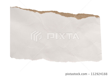 piece of white paper tear isolated on white background 112924188
