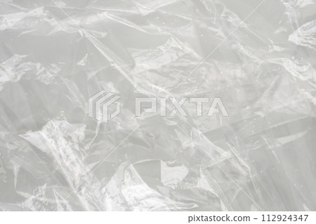 transparent plastic bag texture on white background transparent plastic bag texture on white background 112924347