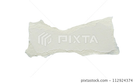 piece of white paper tear isolated on white background 112924374