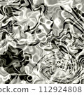 black and white silk cloth 112924808