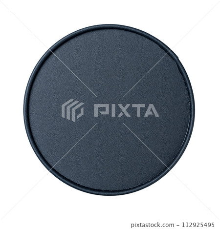Transparent background PNG/Round box, round carton, circle box, cylindrical gift box from above | Package | Black Transparent background PNG/Round box, round carton, circle box, cylindrical gift box from above | Package | Black 112925495