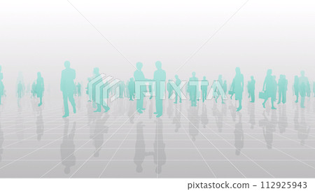 城市商務人士辦公室剪影概念 CG 背景 城市商務人士辦公室剪影概念 CG 背景 112925943