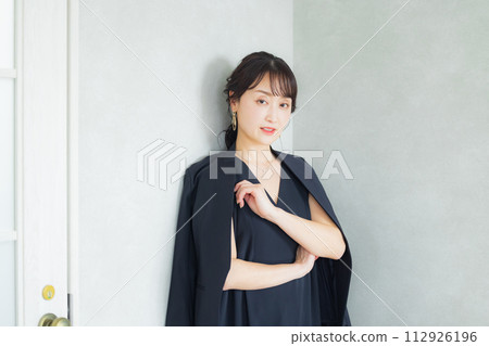 Portrait of a middle-aged woman Portrait of a middle-aged woman 112926196