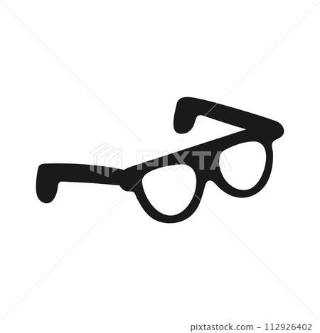 Simple hand drawn sunglasses. Doodle sunglasses. Vector illustration Simple hand drawn sunglasses. Doodle sunglasses. Vector illustration 112926402
