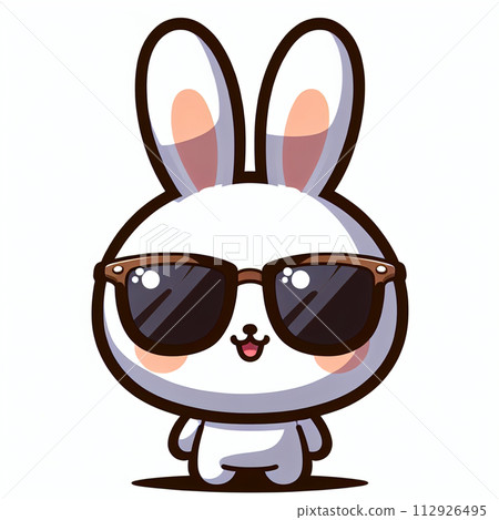戴著墨鏡的兔子 112926495