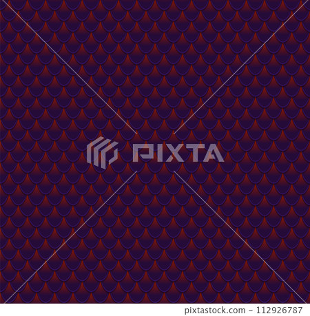 Dragon scale seamless pattern. Seamless texture background 112926787