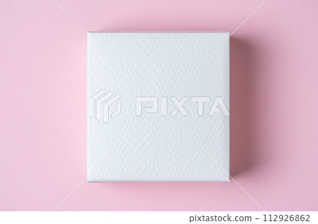 Unpatterned package/presentation box/carton/case viewed from directly above｜Plain color 112926862