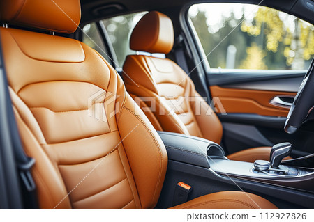 汽車座椅駕駛座椅特寫 汽車座椅駕駛座椅特寫 112927826