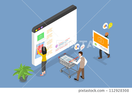 3D Isometric Flat Vector Illustration of UI UX Designers , Web Development, Optimization, User Experience 3D Isometric Flat Vector Illustration of UI UX Designers , Web Development, Optimization, User Experience 112928308