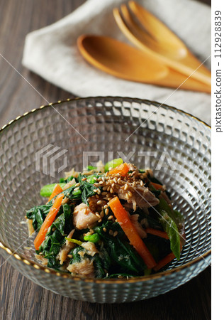 菠菜鮪魚沙拉 菠菜鮪魚沙拉 112928839