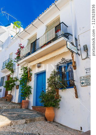 Spain, village of white houses, Frigiliana Spain, village of white houses, Frigiliana 112928936