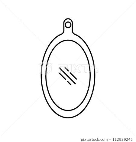 Cutting board icon vector. Simple design on white background. Cutting board icon vector. Simple design on white background. 112929245