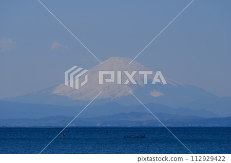 Fuji seen from Hayama 112929422