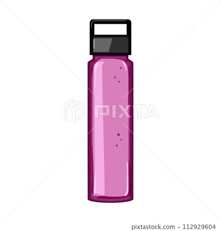 plastic water bottle cartoon vector illustration 112929604