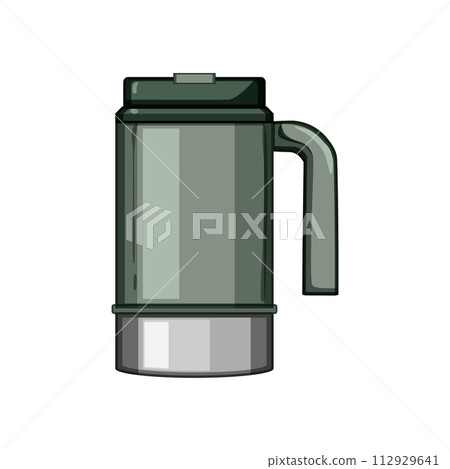 thermal thermos cup cartoon vector illustration 112929641