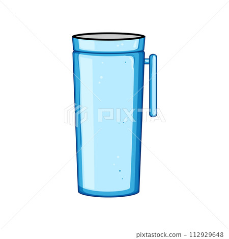 thermo thermos cup cartoon vector illustration 112929648