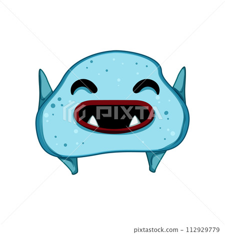 baby monster character cartoon vector illustration 112929779