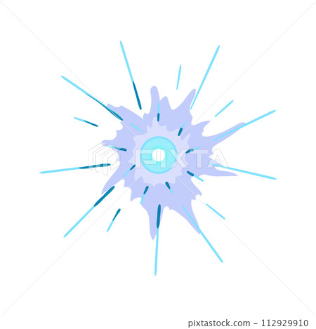 power impact vfx cartoon vector illustration 112929910