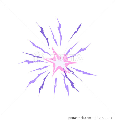 game impact vfx cartoon vector illustration 112929924