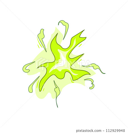 energy impact vfx cartoon vector illustration 112929948
