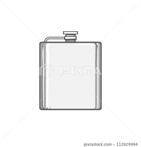 mockup flask alcohol cartoon vector illustration mockup flask alcohol cartoon vector illustration 112929994
