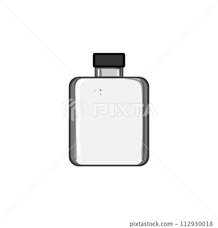 bottle flask alcohol cartoon vector illustration bottle flask alcohol cartoon vector illustration 112930018
