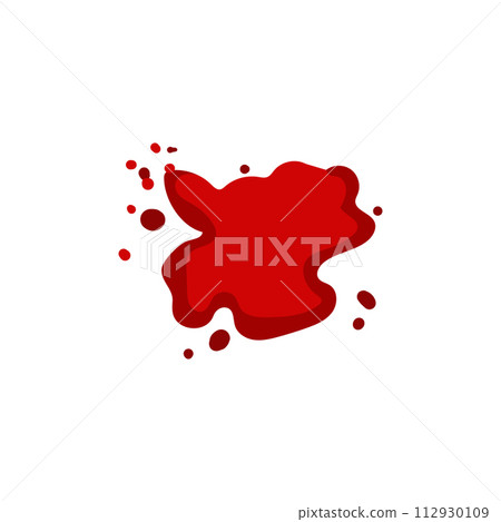paint blood splatter cartoon vector illustration 112930109