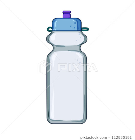 sport bike bottle cartoon vector illustration 112930191