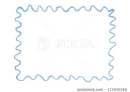 Light blue frame isolated on white background. Light blue frame isolated on white background. 112930268
