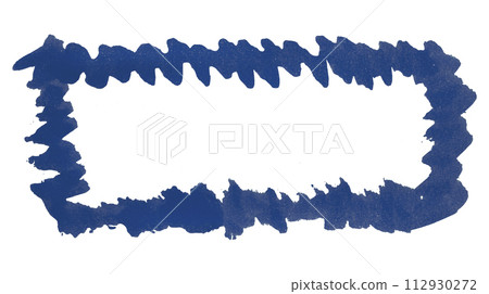 Blue frame isolated on white background Blue frame isolated on white background 112930272